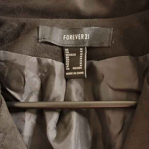 Faux suede moto jacket - Picture 3 of 4